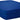 Studio view of a La Fête Crib daybed in Blue Bird vinyl