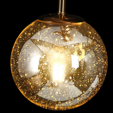 Adjustable Height Brass Island Light Fixture