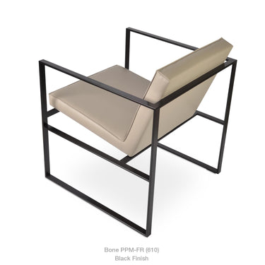Cube Metal Lounge Armchair by SohoConcept - New