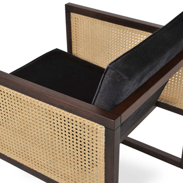 Cube Wood Wicker Lounge Armchair by SohoConcept - New