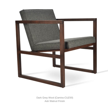 Cube Wood Lounge Armchair by SohoConcept - New