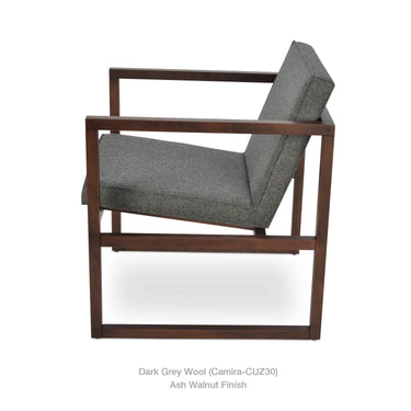 Cube Wood Lounge Armchair by SohoConcept - New