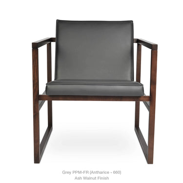 Cube Wood Lounge Armchair by SohoConcept - New