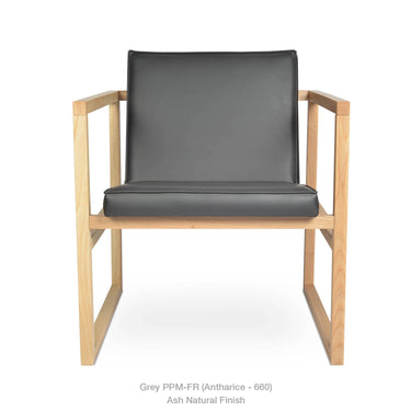 Cube Wood Lounge Armchair by SohoConcept - New