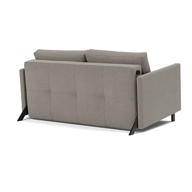 Contemporary grey sofa bed with No-Zag spring comfort system