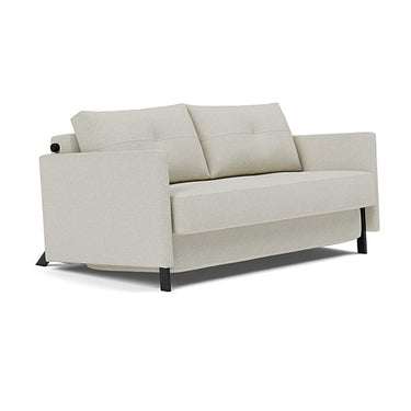 nnovation Living Cubed full sleeper sofa in 527 Mixed Dance Natural fabric