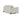 Cubed full-size sofa bed with arms in 527 Mixed Dance Natural upholstery