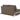Cubed Full Size Sofa Bed in 411 Esina Cedar Brown with polished chrome legs