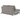 Cubed full size sleeper sofa in 521 Mixed Dance Grey fabric with polished chrome legs