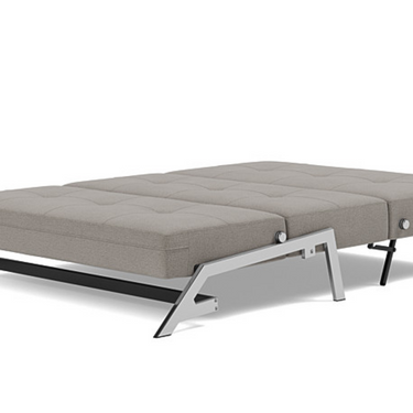 Modern Cubed sleeper sofa by Innovation Living in 521 Mixed Dance Grey upholstery