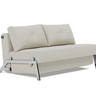 Innovation Living Cubed Full Size Sleeper Sofa with Chrome Legs in 527 Mixed Dance Natural
