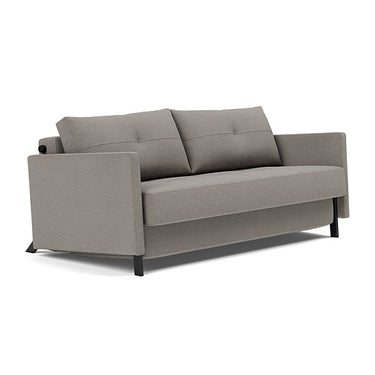 Innovation Living sleeper sofa upholstered in 521 Mixed Dance Grey fabric