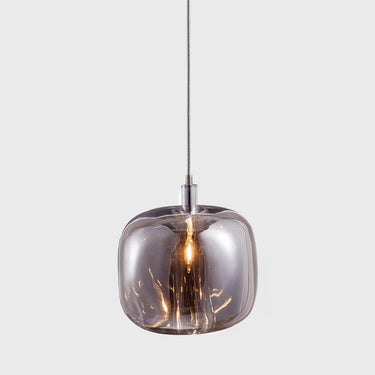 Viso Cubie crystal cube pendant in Smoke, product photo