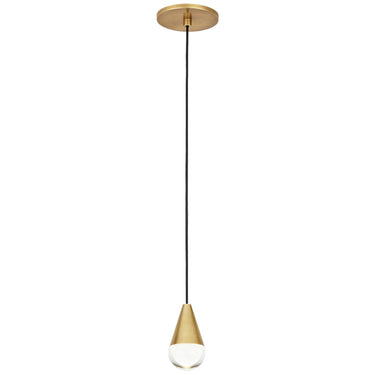 Buy contemporary crystal dome LED pendant online, black and brass, statement lighting for high ceilings