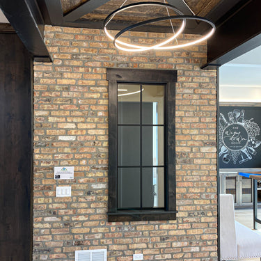 ET2 Cycle spiral loop pendant in Black, lifestyle view 4