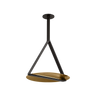 Cymbal Large Pendant Light in Dark Bronze and Natural Brass finish by Visual Comfort