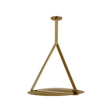 Natural brass metal cabinet handle with sophisticated warm tones