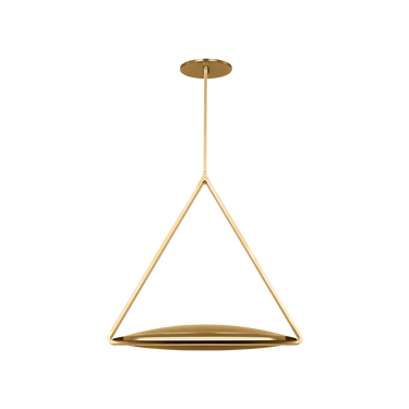 Contemporary Natural Brass pendant light for kitchen island interiors