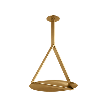 Luxury brass pendant light for living rooms and hotel spaces