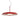 Iride large pendant light by Oluce in scarlet red