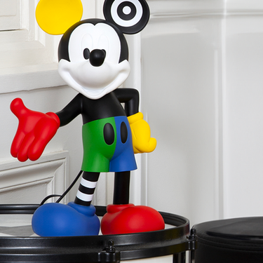 Mickey KOLOR by Jean-Charles de Castelbajac by Leblon Delienne, Multicolor primary colors colorway, 30 cm – image 3