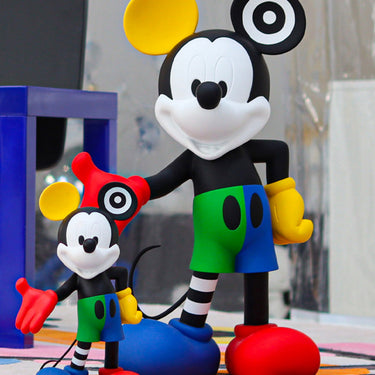 Mickey KOLOR by Jean-Charles de Castelbajac by Leblon Delienne, Multicolor primary colors colorway, 30 cm – image 4