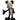 Mickey by Kelly Hoppen by Leblon Delienne, Taupe, Black & Gold colorway, 30 cm