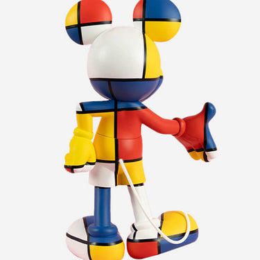 Mickey Welcome Art Collection by Leblon Delienne, Multicolor (Mondrian primary colors) colorway, 30 cm – image 2