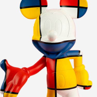 Mickey Welcome Art Collection by Leblon Delienne, Multicolor (Mondrian primary colors) colorway, 30 cm – image 3
