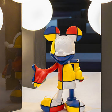 Mickey Welcome Art Collection by Leblon Delienne, Multicolor (Mondrian primary colors) colorway, 30 cm – image 5