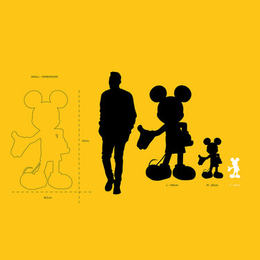 Mickey Welcome Art Collection by Leblon Delienne, Multicolor (Mondrian primary colors) colorway, 30 cm – image 7