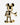 Mickey Welcome by Leblon Delienne, Chromed Gold colorway, 30 cm – image 4