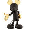 Mickey Welcome by Leblon Delienne, Black & Gold colorway, 30 cm