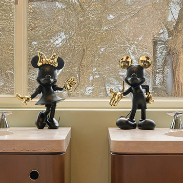 Mickey Welcome by Leblon Delienne, Black & Gold colorway, 30 cm – image 4