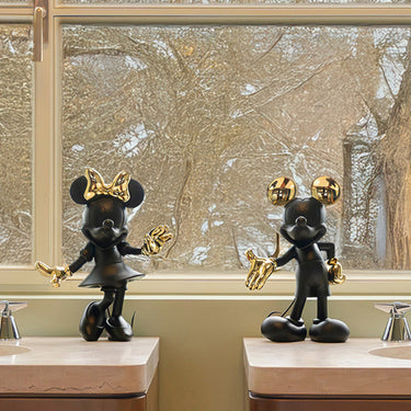 Minnie Welcome by Leblon Delienne, Black & Gold colorway, 31 cm – image 3