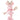 Minnie Welcome by Leblon Delienne, Pastel Pink & Pink Gold colorway, 31 cm