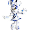 One Minute Minnie by Marcel Wanders by Leblon Delienne, White & Delft Blue, chromed gold nose colorway, 62 cm