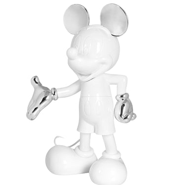 Mickey Welcome Life-Size by Leblon Delienne, White & Silver colorway, 140 cm – image 2