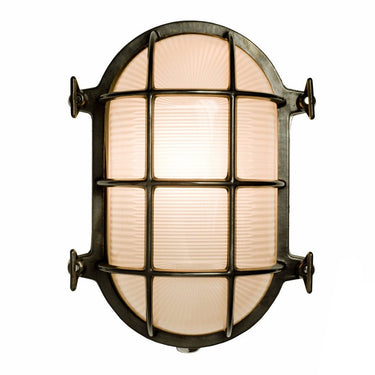 Oval Brass Bulkhead - Polished Brass of Original BTC