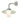 Original BTC Exterior Bracket Light, Right Angle in Galvanized - Frosted Glass – detail 3