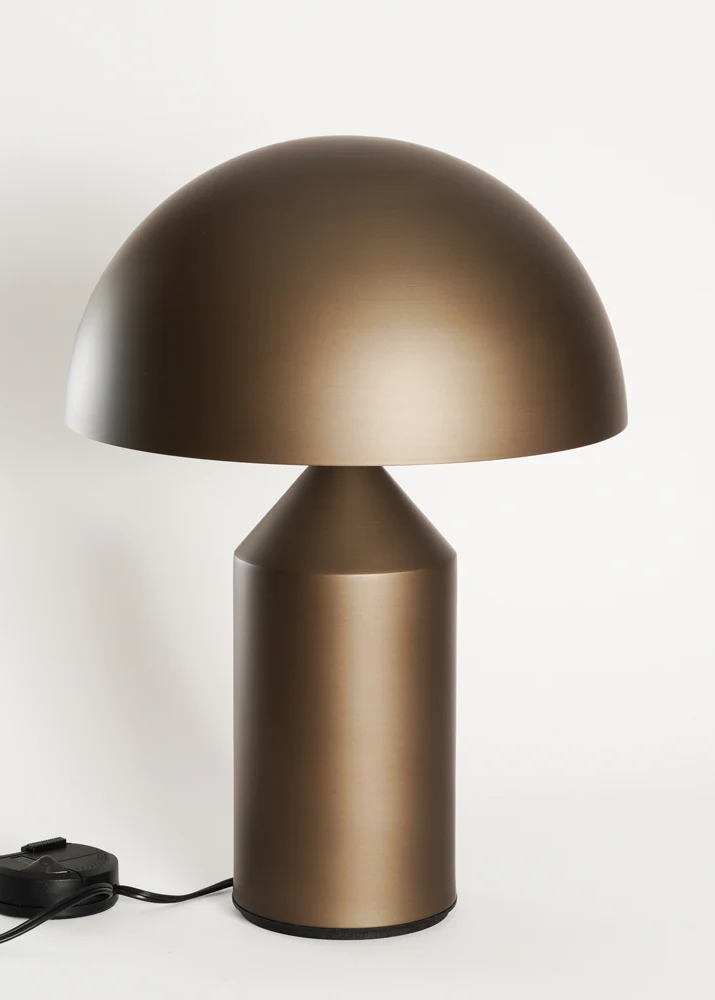 Atollo Satin Bronze Table Lamp by Oluce