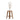 Marcel wheel lamp by Cyclampa on white, full front view