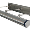 House of Troy Direct Wire Steamer 42" Satin Nickel/Black Picture Lights
