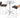 Daisy Glass Top Bar/Counter Table by SohoConcept - New