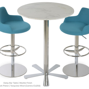 Daisy Marble Top Bar Table by SohoConcept - New