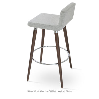 Dallas DR Wood Stools Fabric by SohoConcept - New