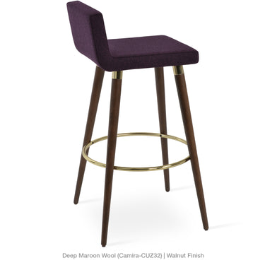 Dallas DR Wood Stools Fabric by SohoConcept - New