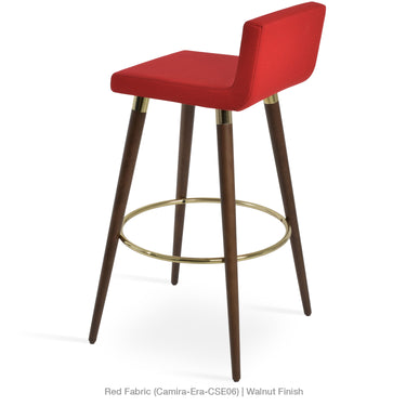 Dallas DR Wood Stools Fabric by SohoConcept - New