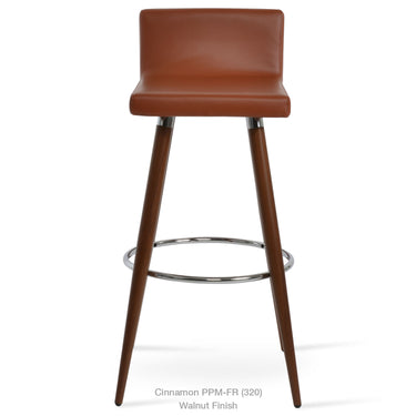 Dallas DR Wood Stools Leather by SohoConcept - New