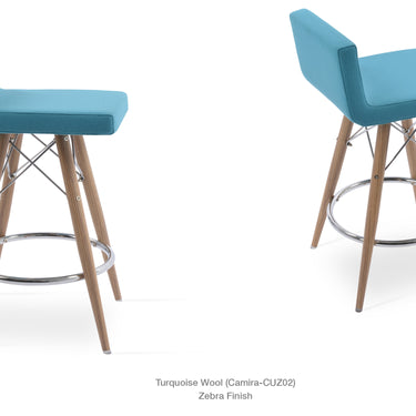 Dallas MW Swivel Stools Fabric by SohoConcept - New